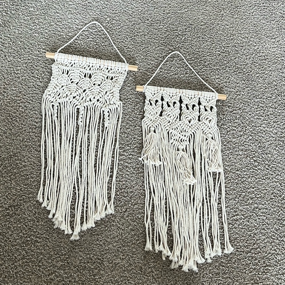 Boho wall decor set of 2